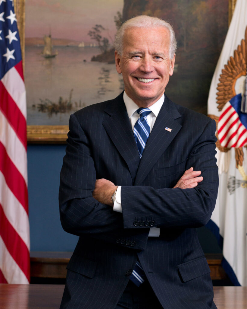 The official portrait of Vice President Joe Biden, via 2013.