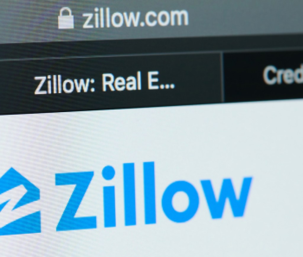 Zillow  home page