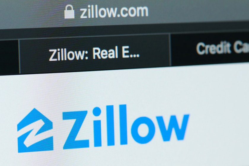 Zillow home page