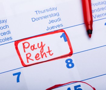 Pay Rent Note In Calendar