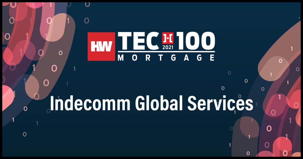 Indecomm Global Services-2021 Tech100 winners-mortgage