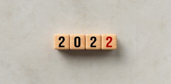 cube with message 2022