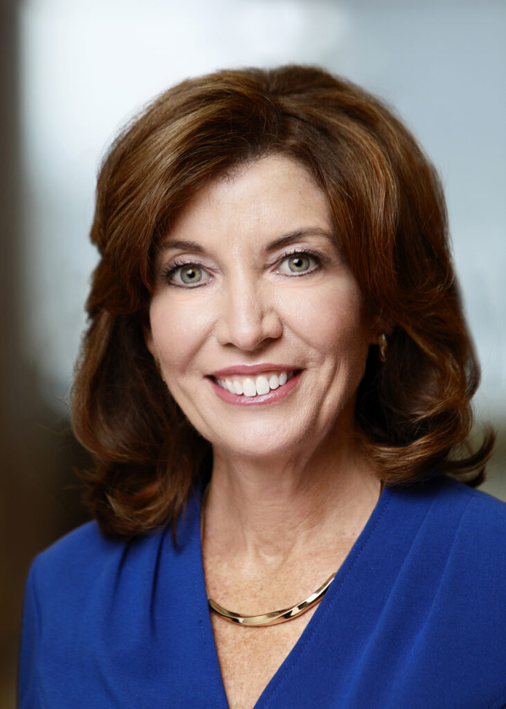 Kathy Hochul, governor of New York who signed a bill authorizing reverse mortgage loans on co-operative apartments.