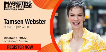 Tamsen Webster to headline the Marketing Leaders Success Summit at HW Annual Oct. 3-5