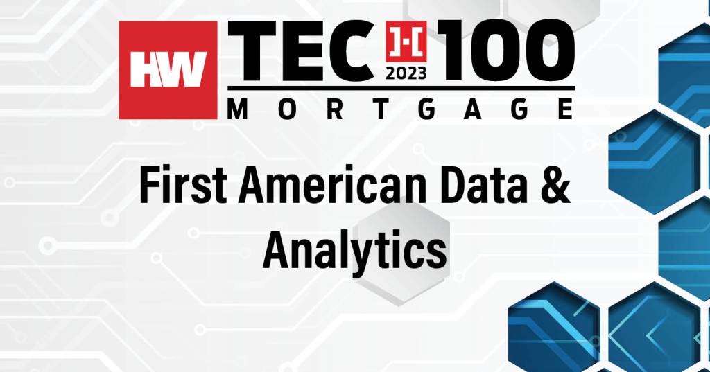 First American Data & Analytics Tech 100 Mortgage