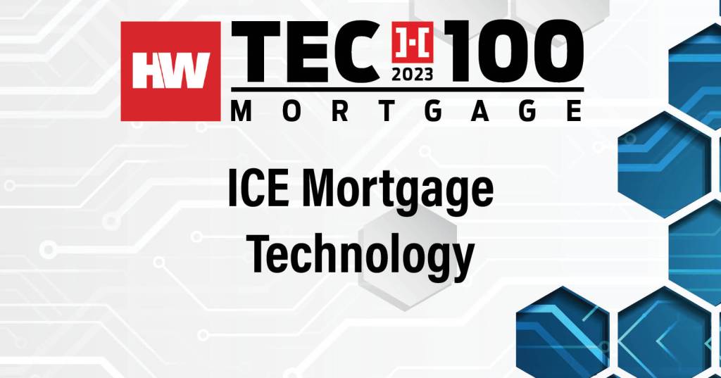 ICE Mortgage Technology Tech 100 Mortgage