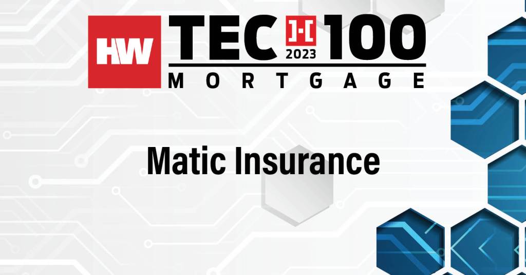Matic Insurance Tech 100 Mortgage