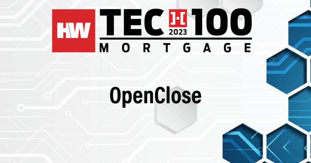OpenClose Tech 100 Mortgage