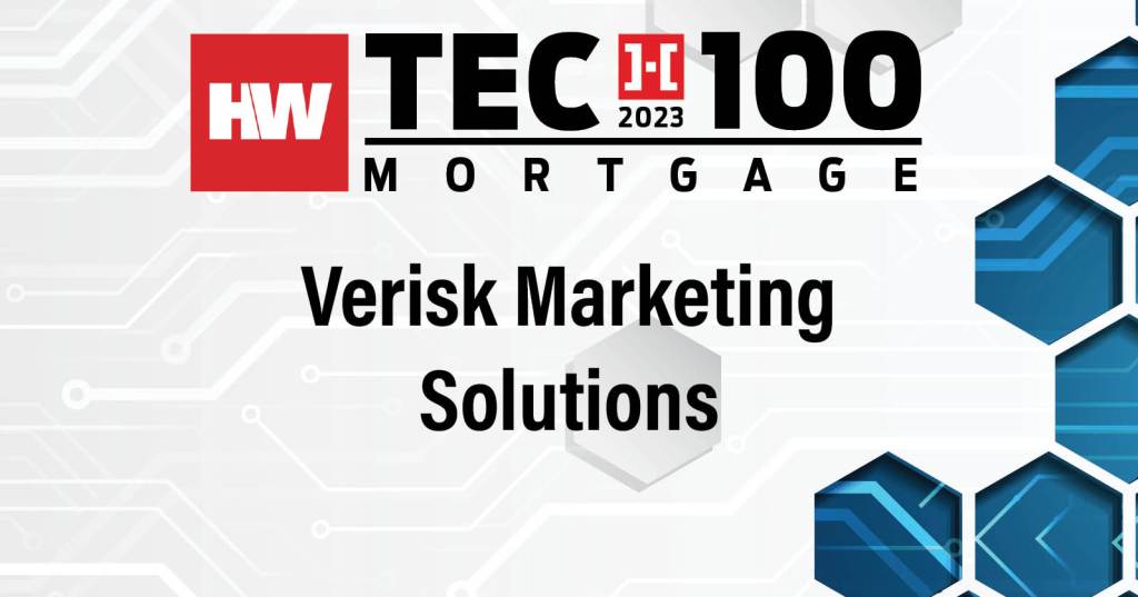 Verisk Marketing Solutions Tech 100 Mortgage