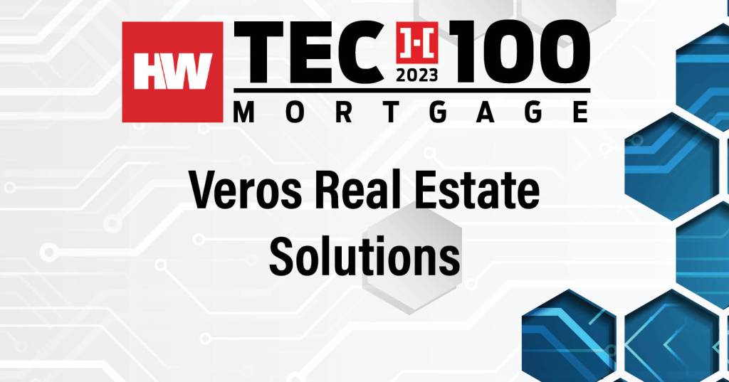 Veros Real Estate Solutions Tech 100 Mortgage