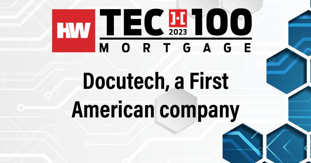 Docutech, a First American company Tech 100 Mortgage