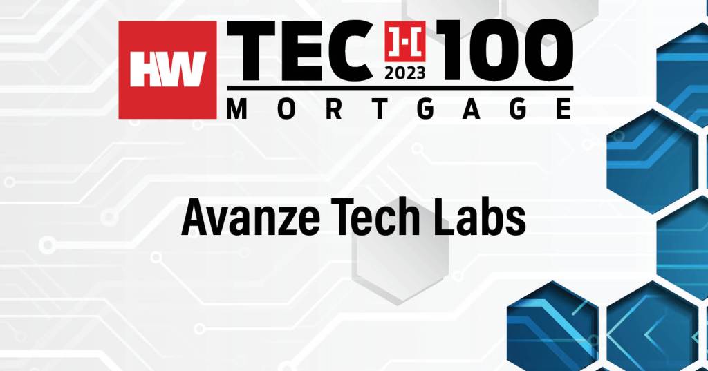 Avanze Tech Labs Mortgage Tech 100