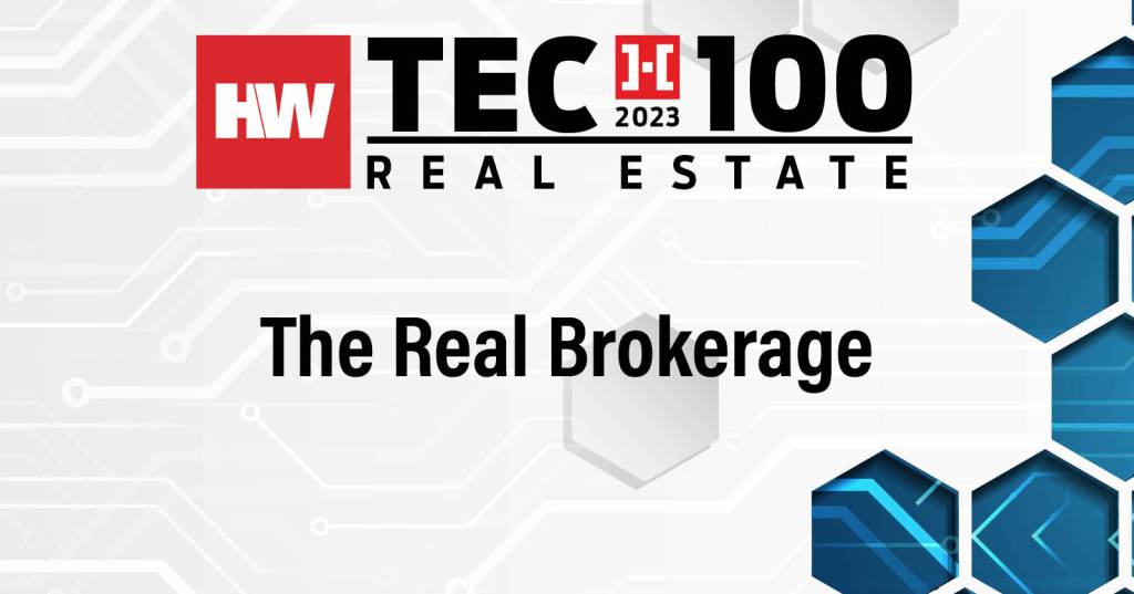 The Real Brokerage Tech 100 Real Estate