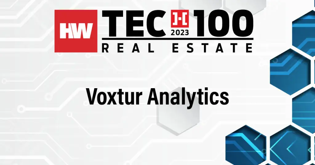 Voxtur Analytics Tech 100 Real Estate