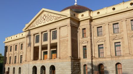 The Arizona state capitol building in Phoenix, where laws are enacted including those related to taxes. Photo by user Wars on Wikimedia Commons.