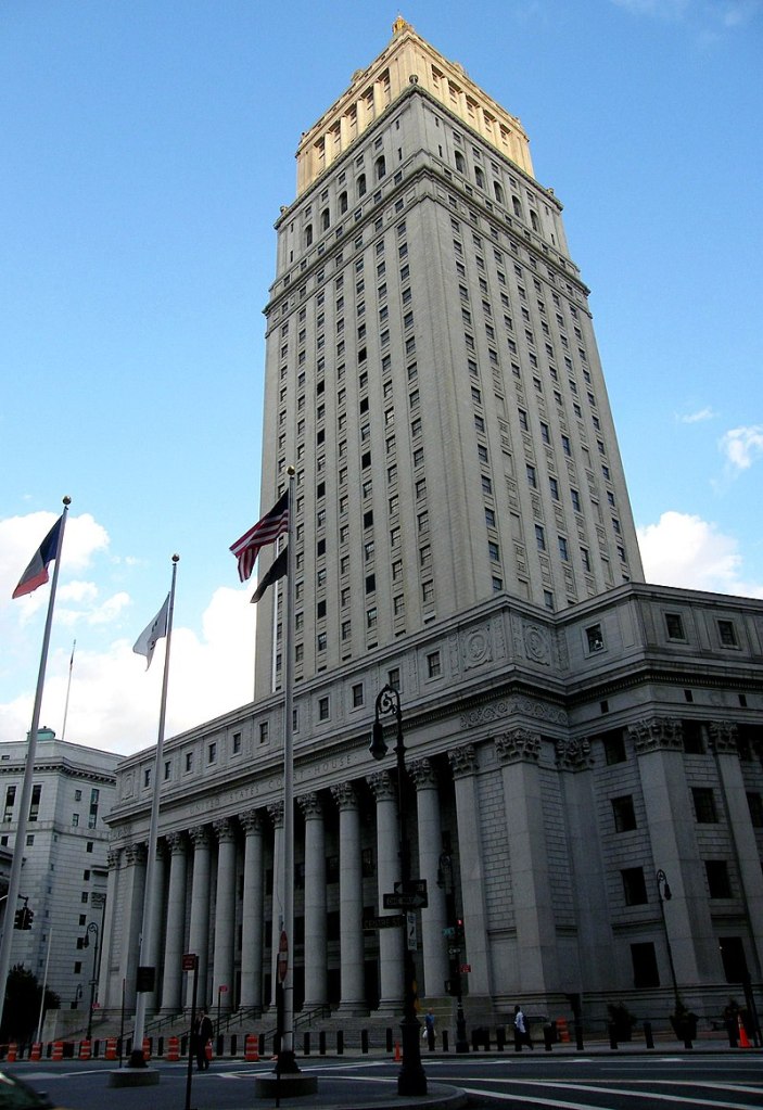 The Thurgood Marshall United States Courthouse, where the trial for Michael Hild is taking place. Photo by user Americasroof on Wikimedia Commons