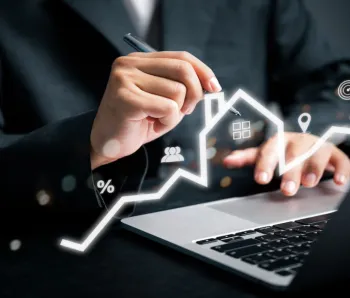 Real estate brokers use advanced technology to analyze market  sales for home property tax investments handle construction