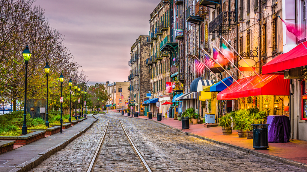 River Street in Savannah, Georgia