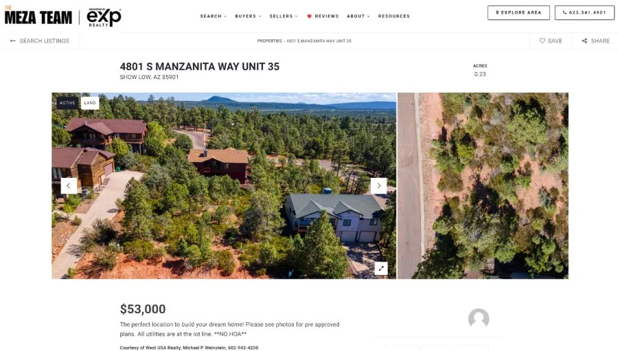 AgentFire listing page