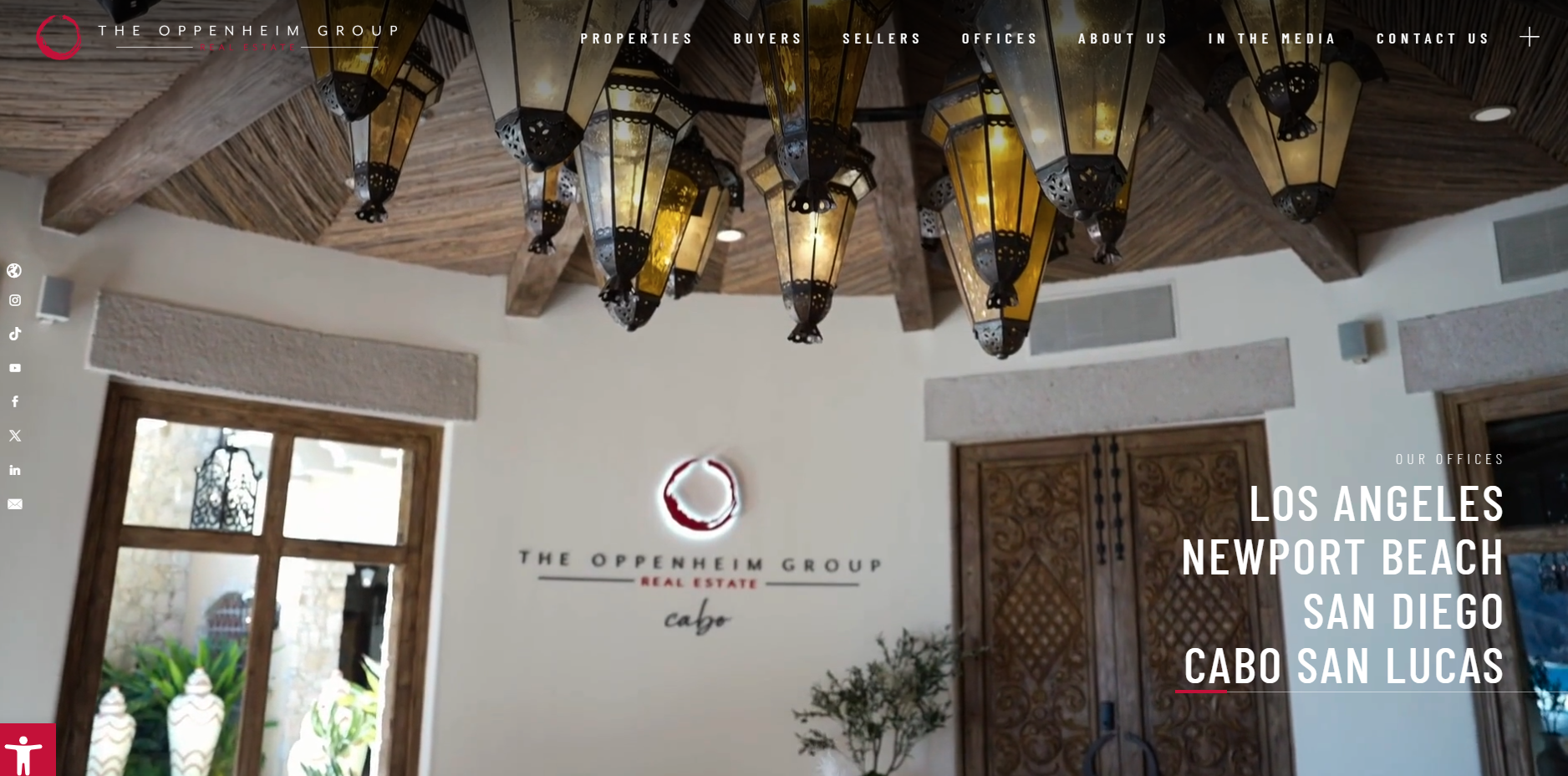 Luxury real estate website designed by Agent Image.