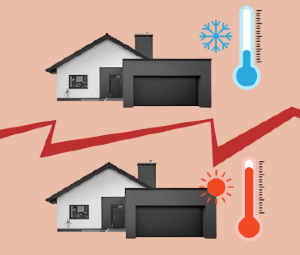 Houses cold and hot