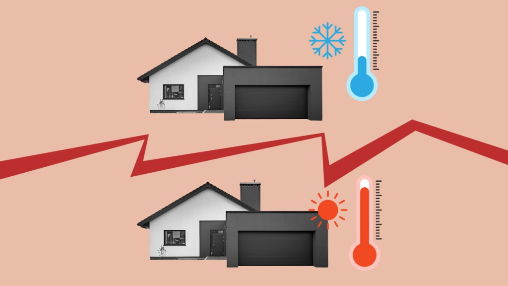 Houses cold and hot