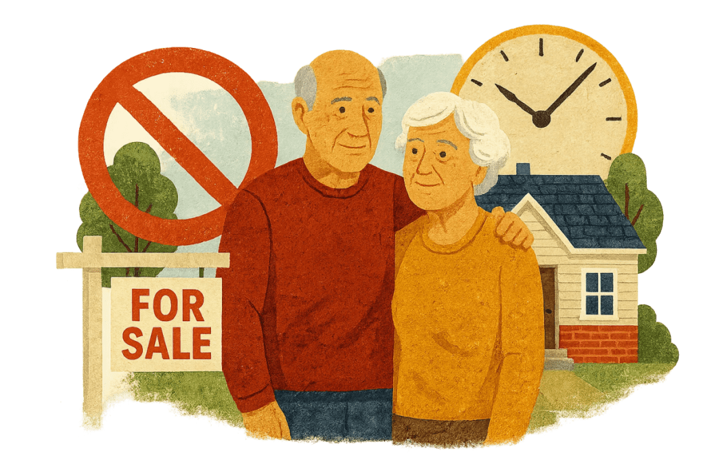 Baby boomers not selling homes