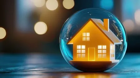 Investing in a crystal ball luxury house future real estate oppo
