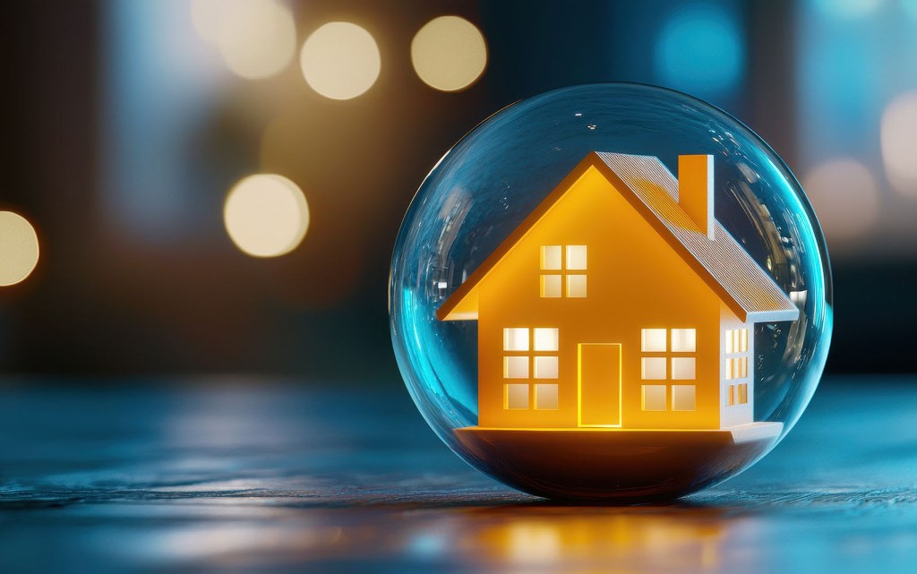Investing in a crystal ball luxury house future real estate oppo