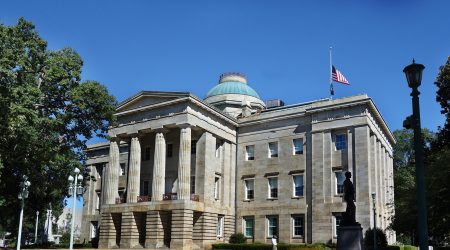 The capitol in Raleigh NC