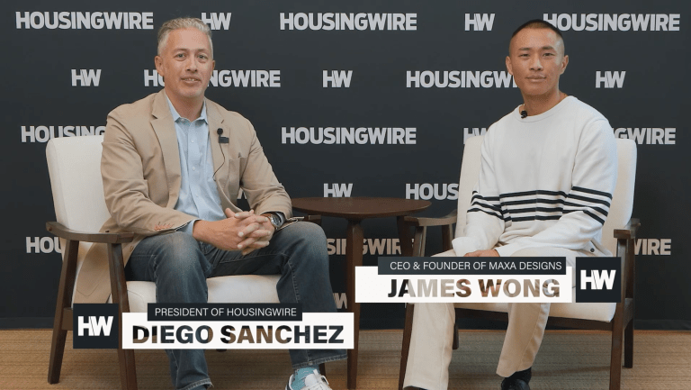 MAXA CEO James Wong & HousingWire’s Diego Sanchez on Exhibit Awards for MAXA CEO James Wong & HousingWire’s Diego Sanchez on Exhibit Awards for Housing Brand Innovation