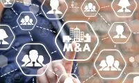 Concept of Companies Mergers and Acquisitions. Merger and Acquisition Business Corporate Cooperate Company. Partnership.
