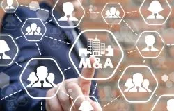 Concept of Companies Mergers and Acquisitions. Merger and Acquisition Business Corporate Cooperate Company. Partnership.