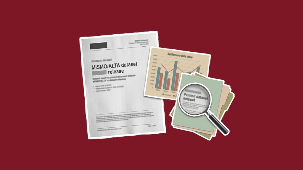 MISMO ALTA datasets