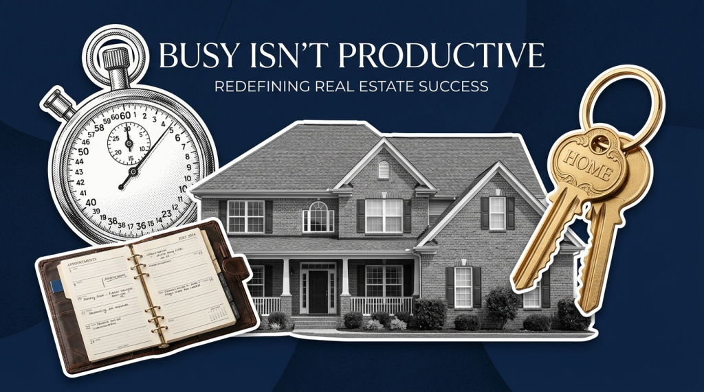 Busyness is not productivity. Learn how agents protect proactive outreach time and use systems to cut admin drag.