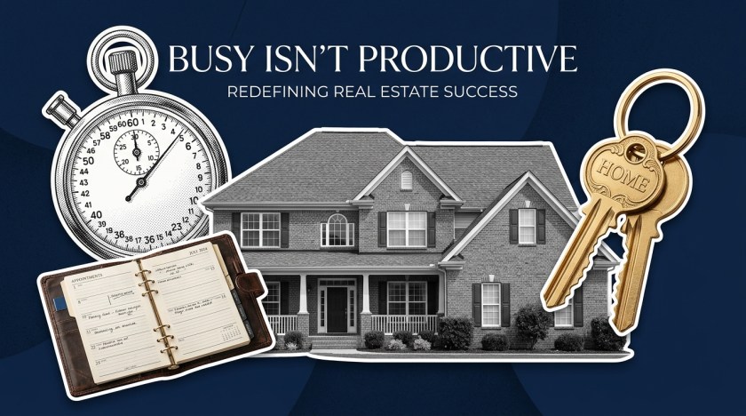 Busyness is not productivity. Learn how agents protect proactive outreach time and use systems to cut admin drag.