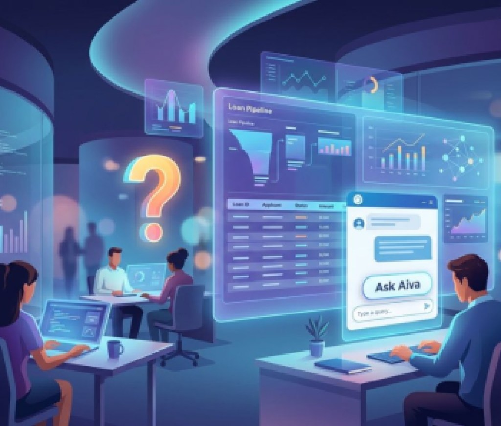 Dark Matter Ask Aiva AI mortgage assistant
