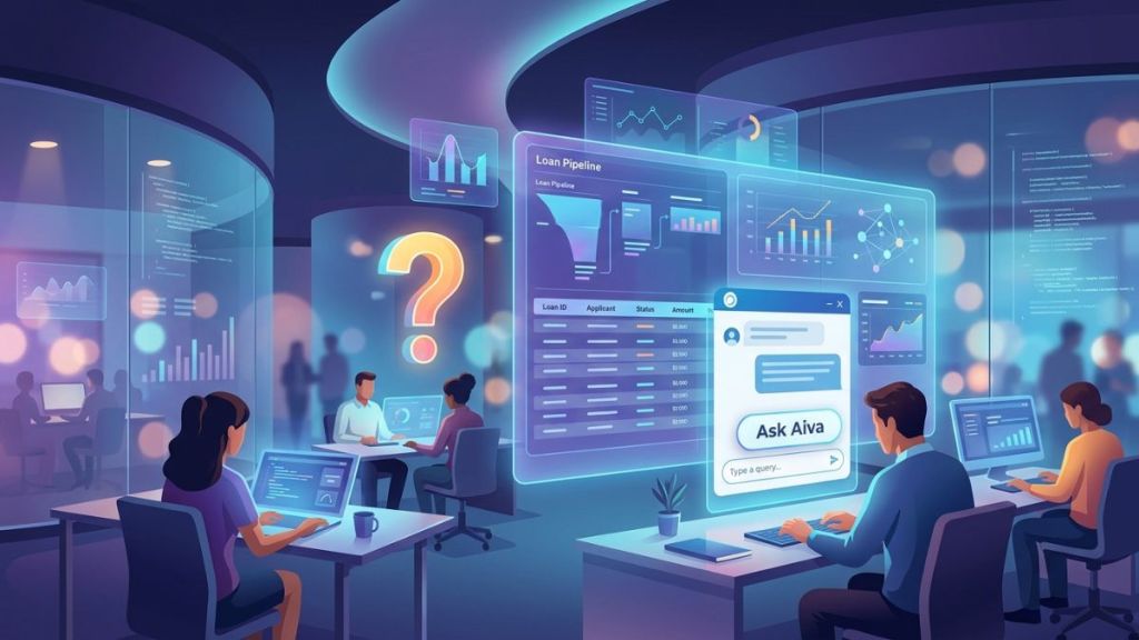 Dark Matter Ask Aiva AI mortgage assistant