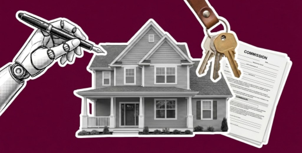 Alloy Advisors estimates a $400,000 U.S. home resale carries $39,660 in hard transaction costs, about 9.92% of price. The report says AI will help consumers challenge line items, adding downward pressure to 5%+ commission models.