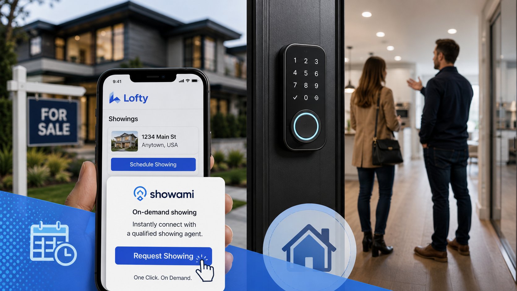 Lofty integrates with Showami for on-demand real estate showings