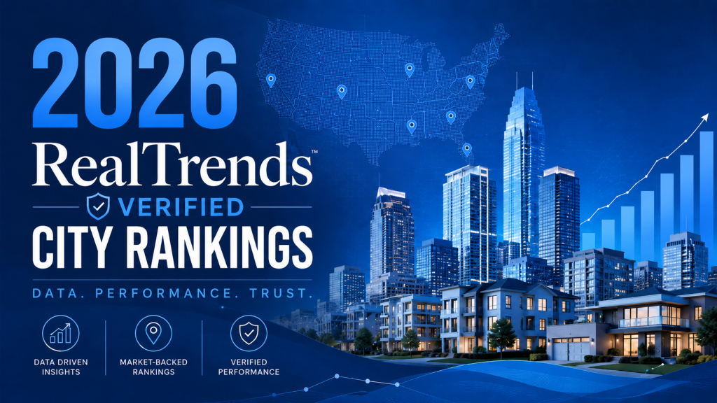 2026 RealTrends Verified city rankings