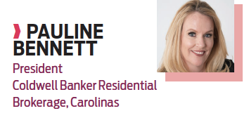 Pauline Bennett, President, Carolinas, Coldwell Banker Residential Brokerage