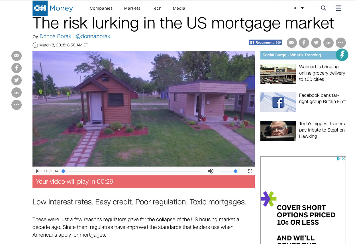 CNN Money mortgage