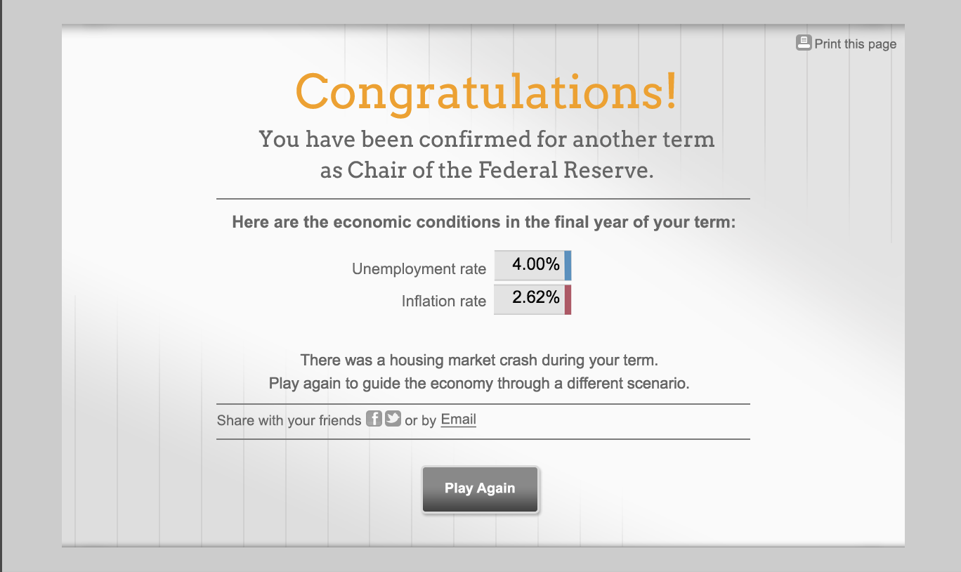 Chair the Fed congrats