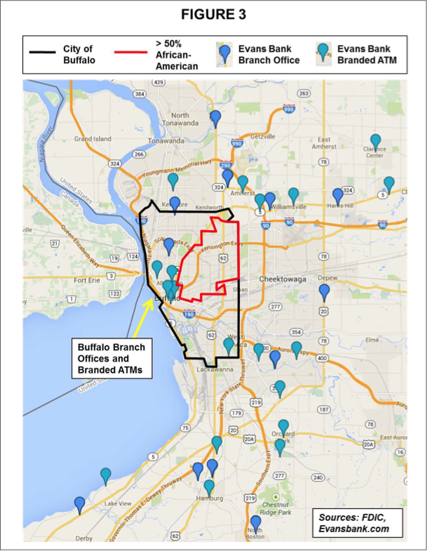 Evans Bank branches and ATMs